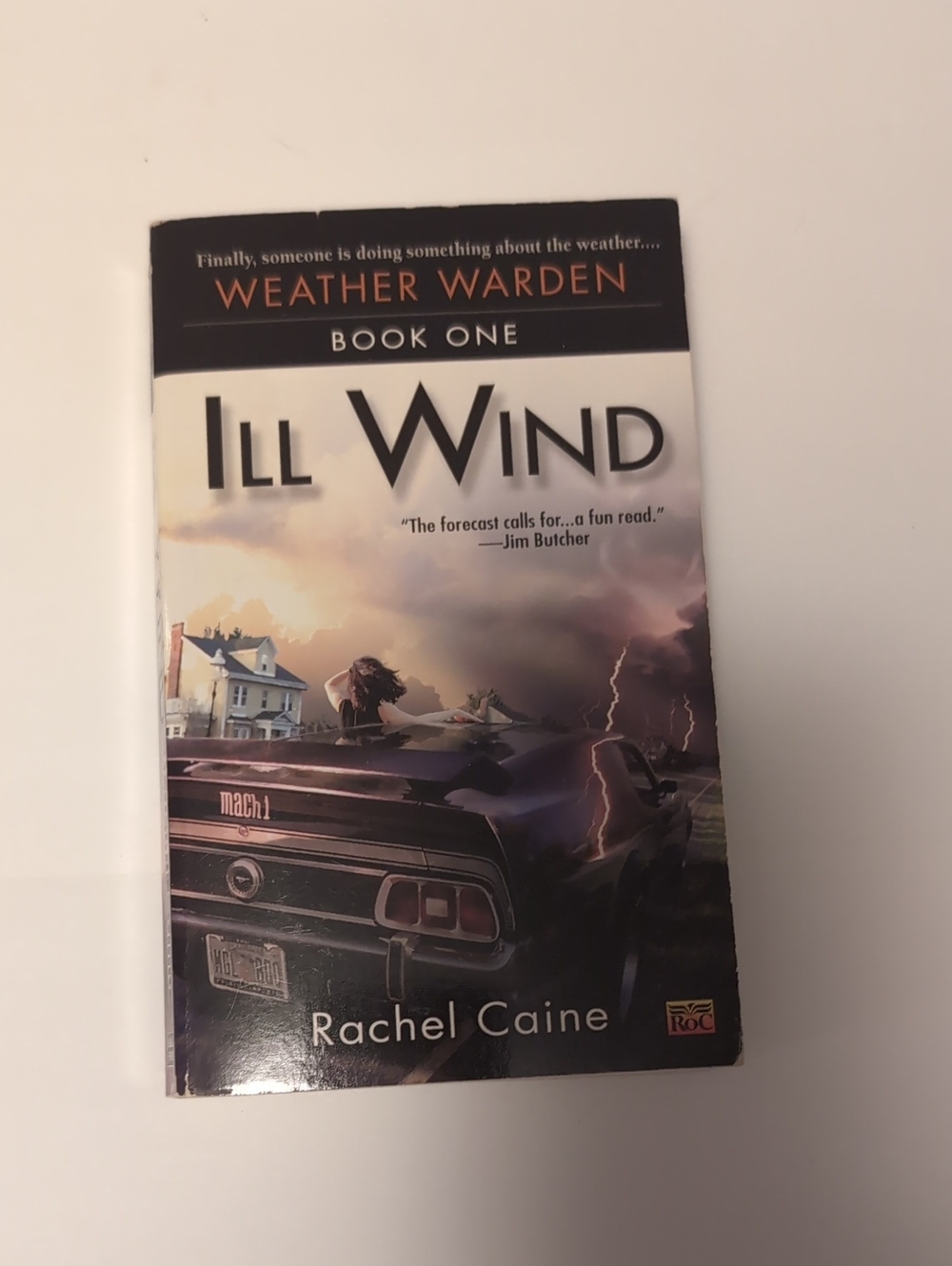 Ill Wind (Weather Warden Book One) by Rachel Caine - Purple/Black Cover